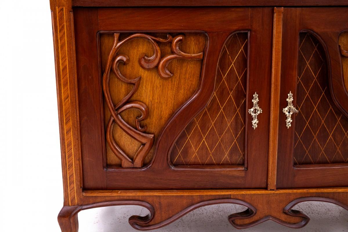 Français Table de toilette ancienne du tournant des 19e et 20e siècles, France. en vente