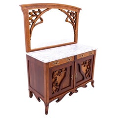 Antique dressing table from the turn of the 19th and 20th centuries, France.