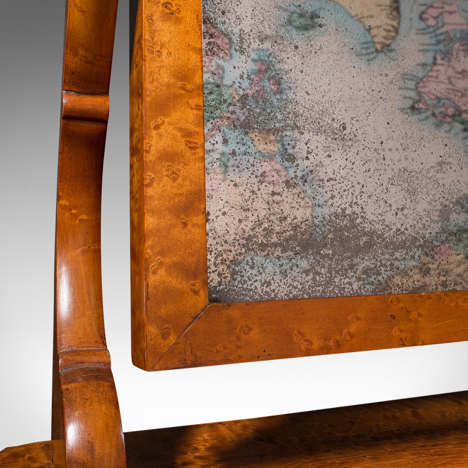 Antique Dressing Table Mirror, Englisch, Satinholz, Eitelkeit, Viktorianisch, CIRCA 1850 im Angebot 3