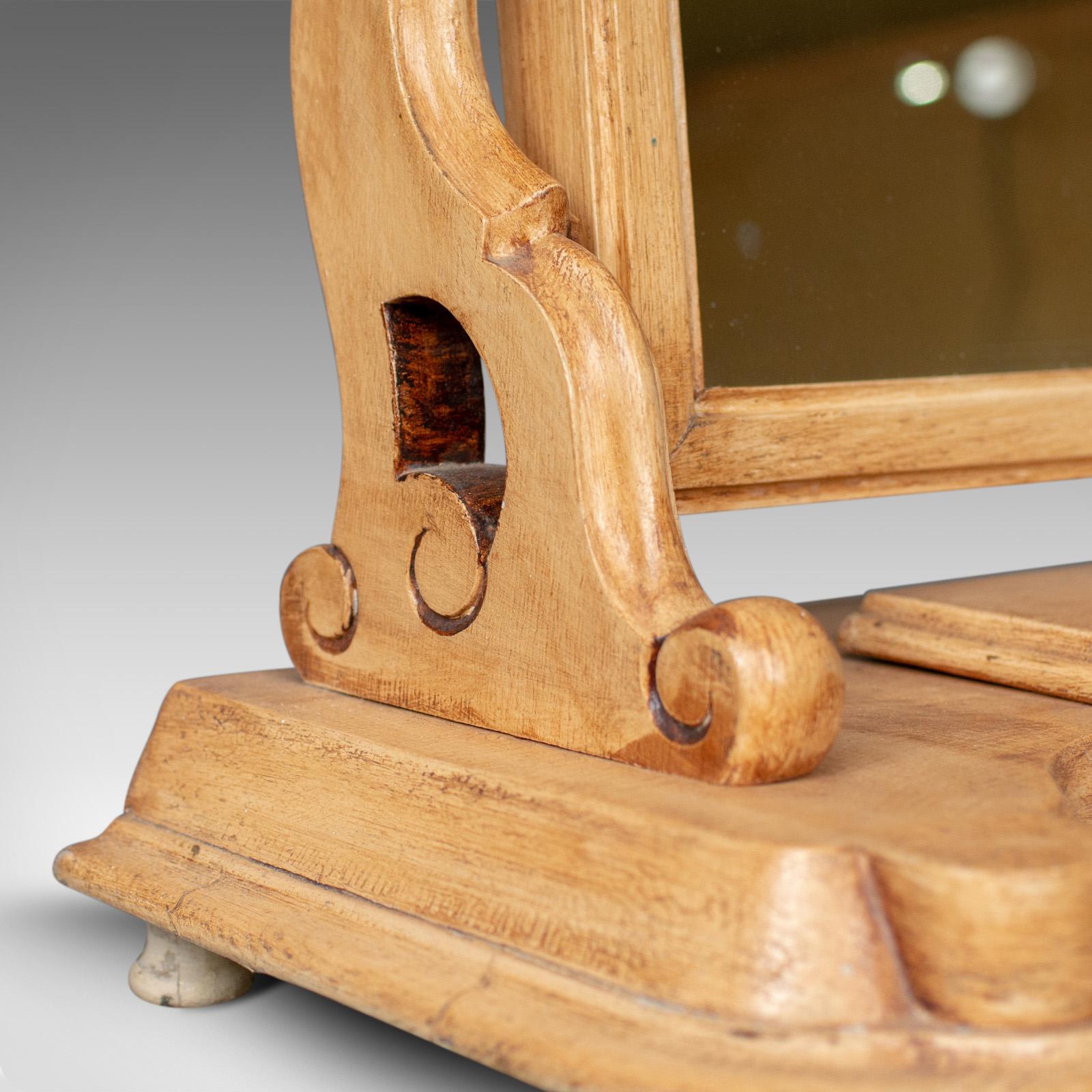 Antique Dressing Table Mirror, Englisch Viktorianisch, Eitelkeit, Toilette, Gemalt (19. Jahrhundert) im Angebot