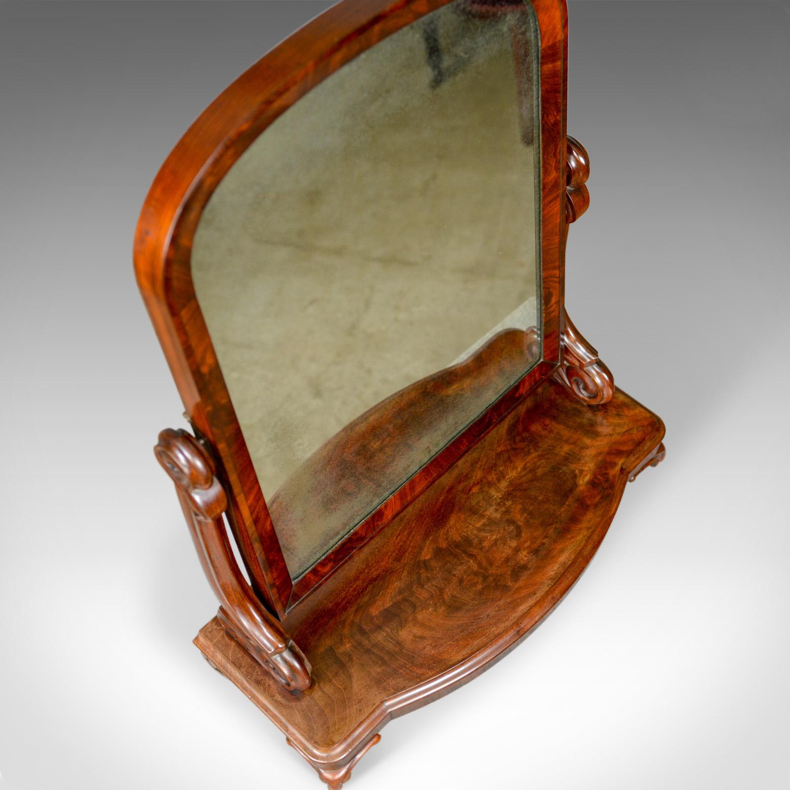 Antique Dressing Table Mirror, Victorian, Vanity, Toilet, Art Nouveau circa 1890 In Good Condition In Hele, Devon, GB