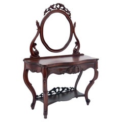 Antique dressing table, Northern Europe, circa 1880. After renovation.