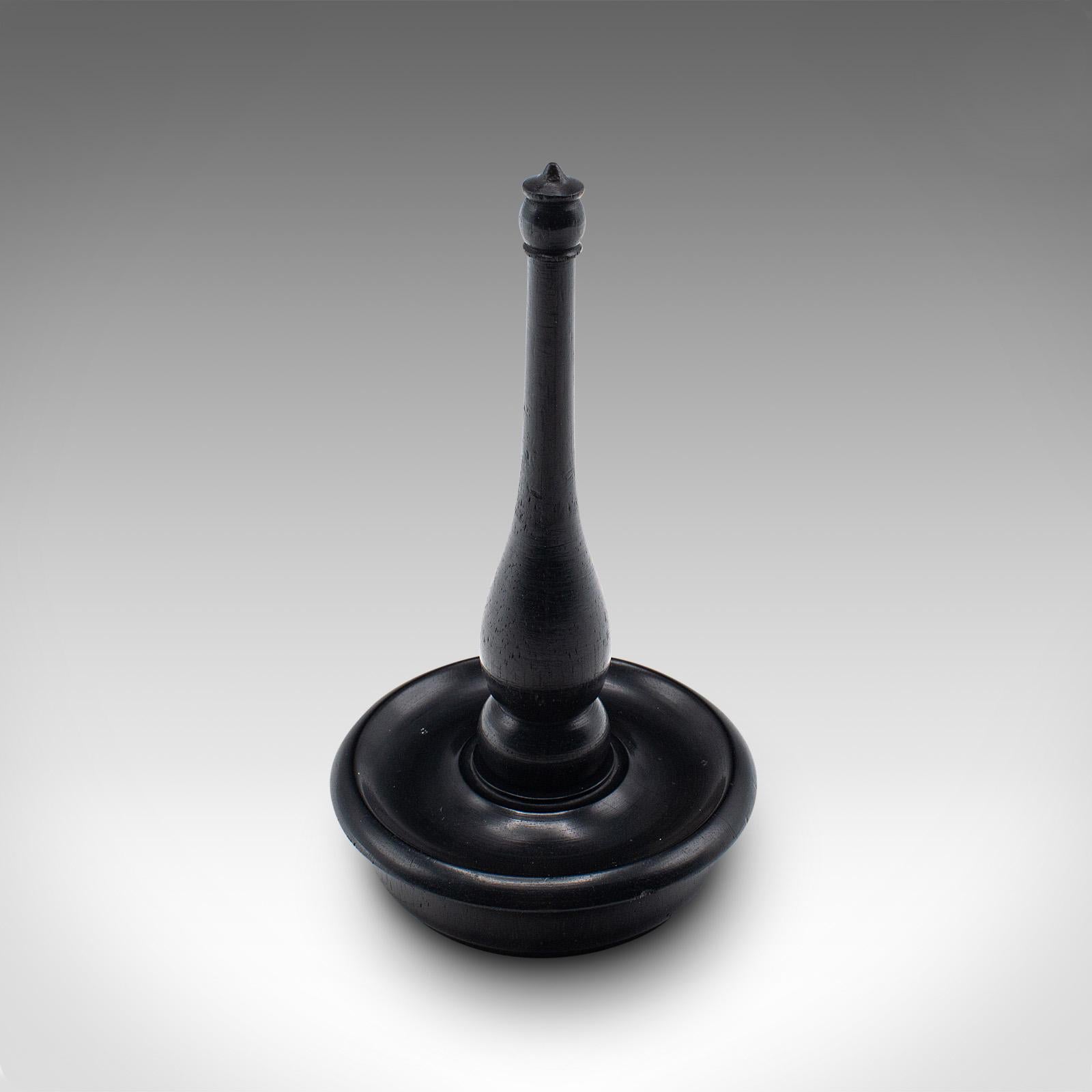 Antico set da cucito per toletta, inglese, ebano, merceria, tardo vittoriano in vendita 1