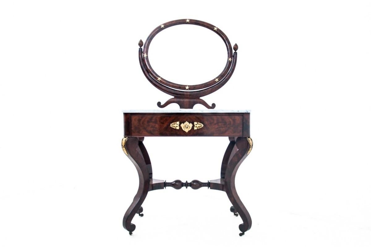 Antique Dressing Table-Vanity, Northern Europe, circa 1880, After Renovation For Sale 1