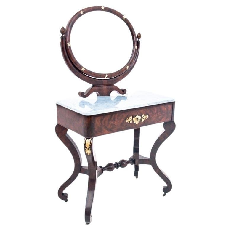 Antique Dressing Table-Vanity, Northern Europe, circa 1880, After Renovation For Sale