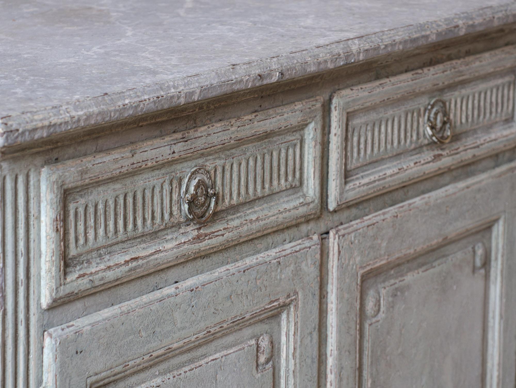 Oak Antique Dressser or Buffet from 19th-century France