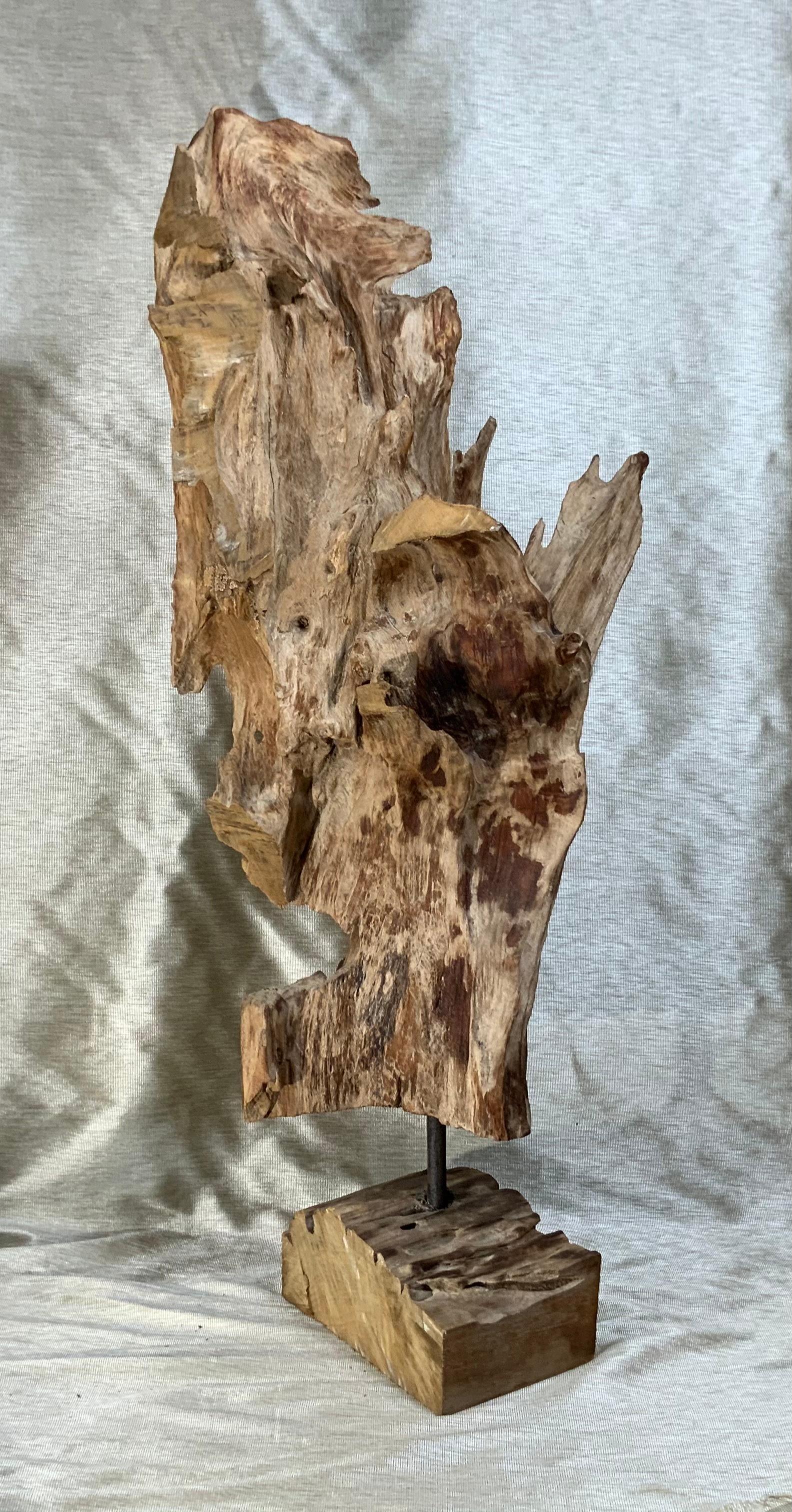 American Antique Driftwood Sculpture For Sale