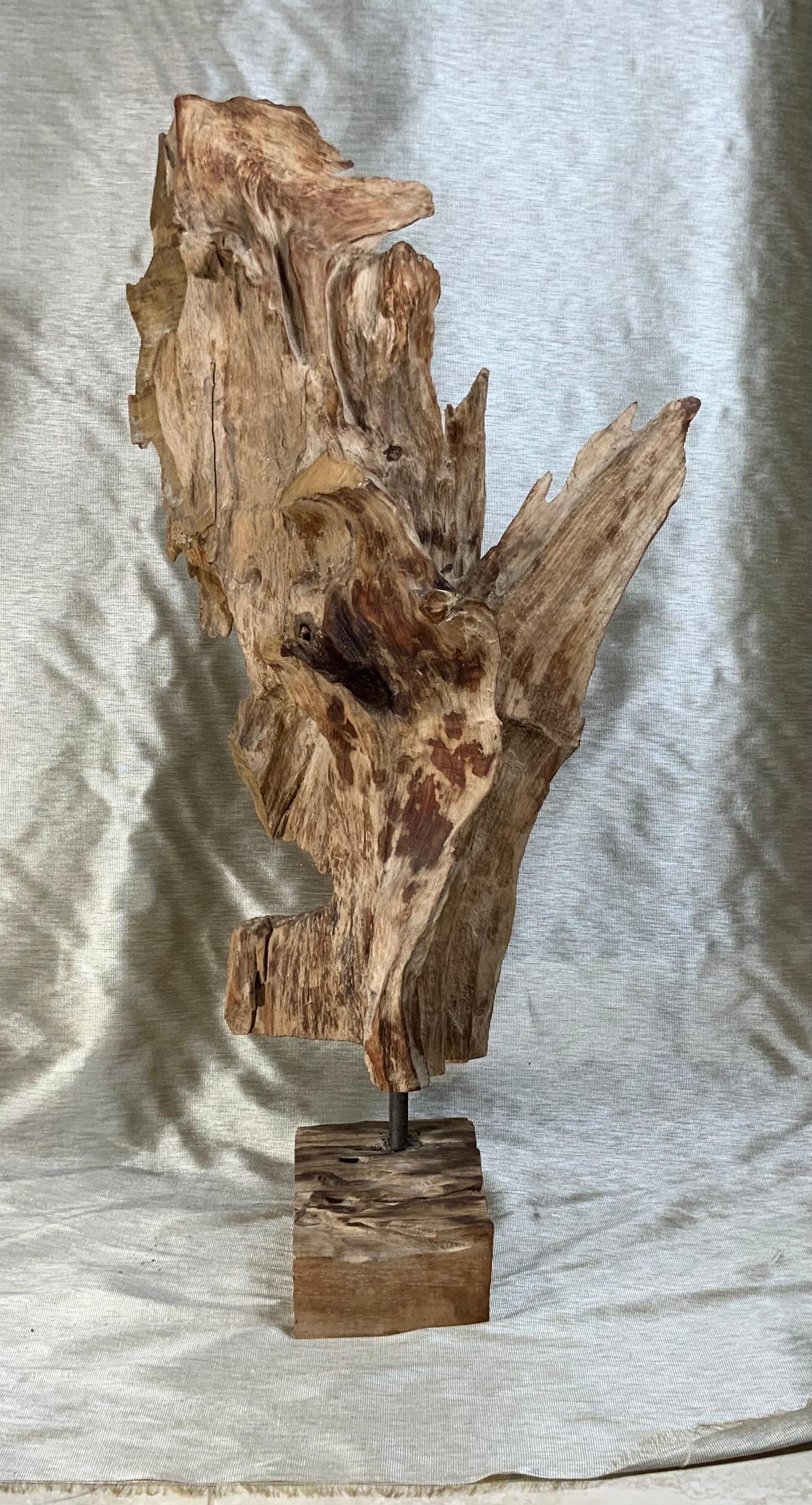 Antique Driftwood Sculpture In Good Condition For Sale In Delray Beach, FL
