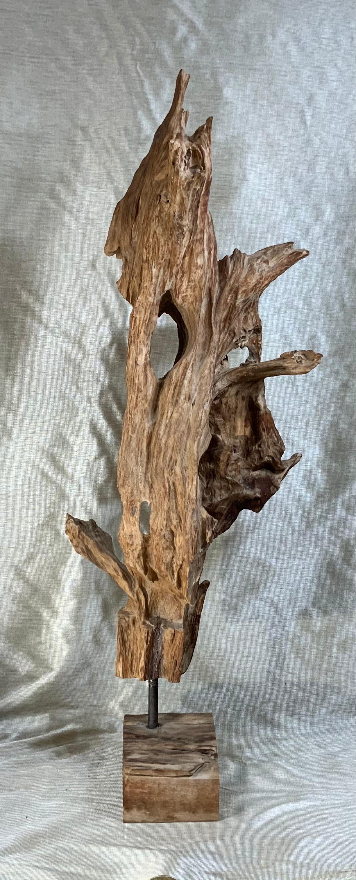 Antique Driftwood Sculpture   3