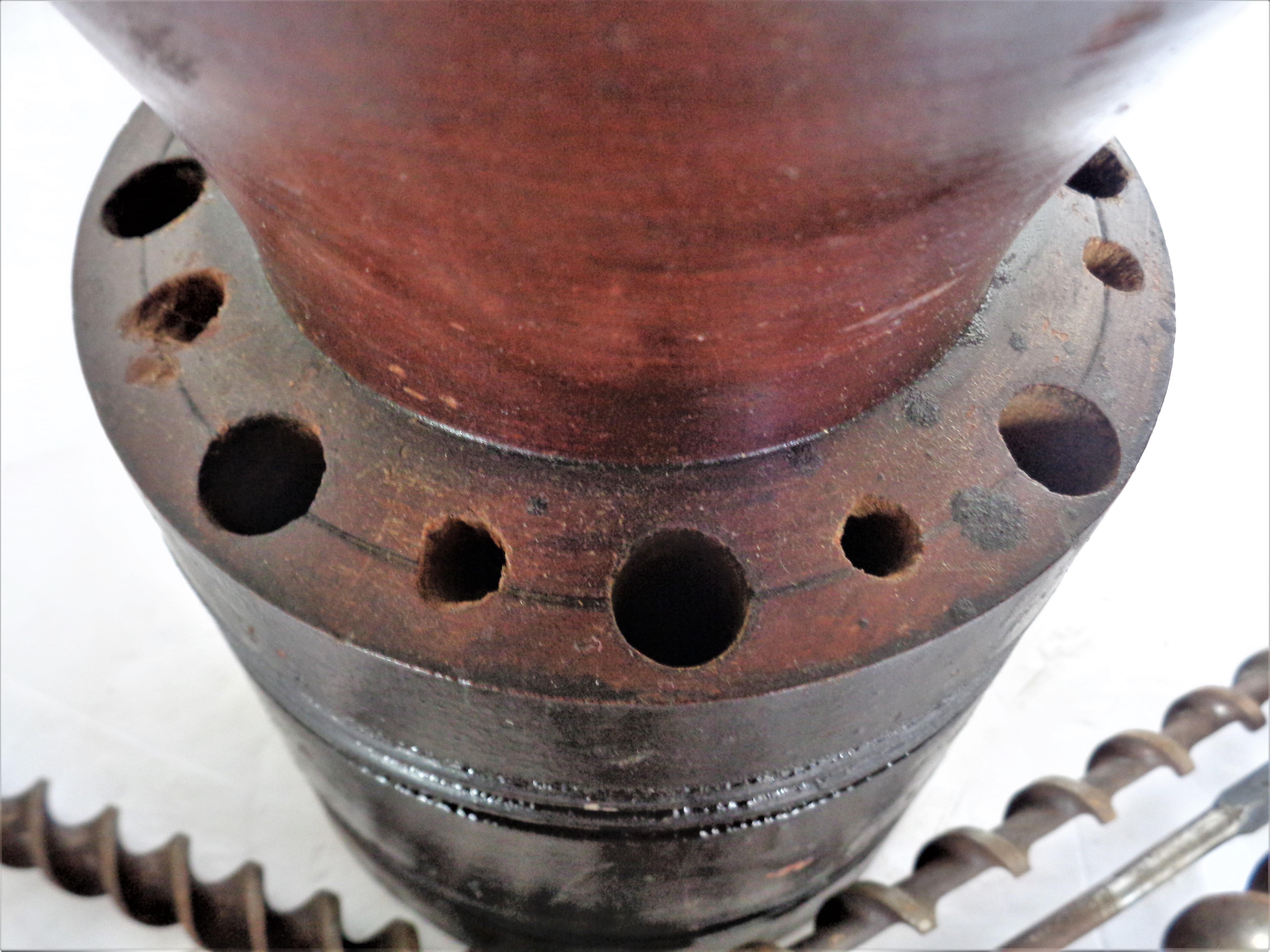 Antique Drill Bit Holder & Drill Bits, As Found Industrial Sculpture 4