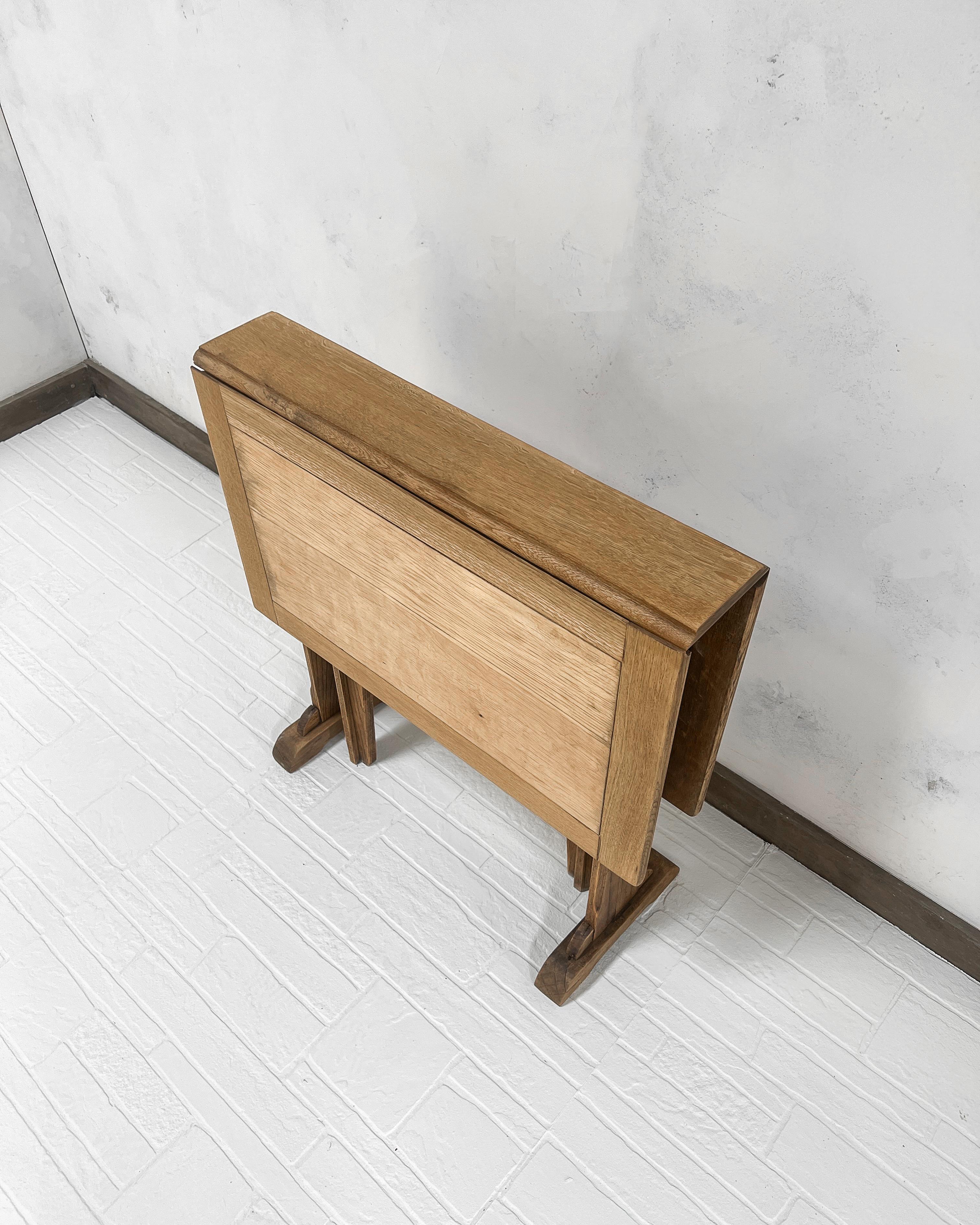 Antique Drop Leaf Accent Table 4