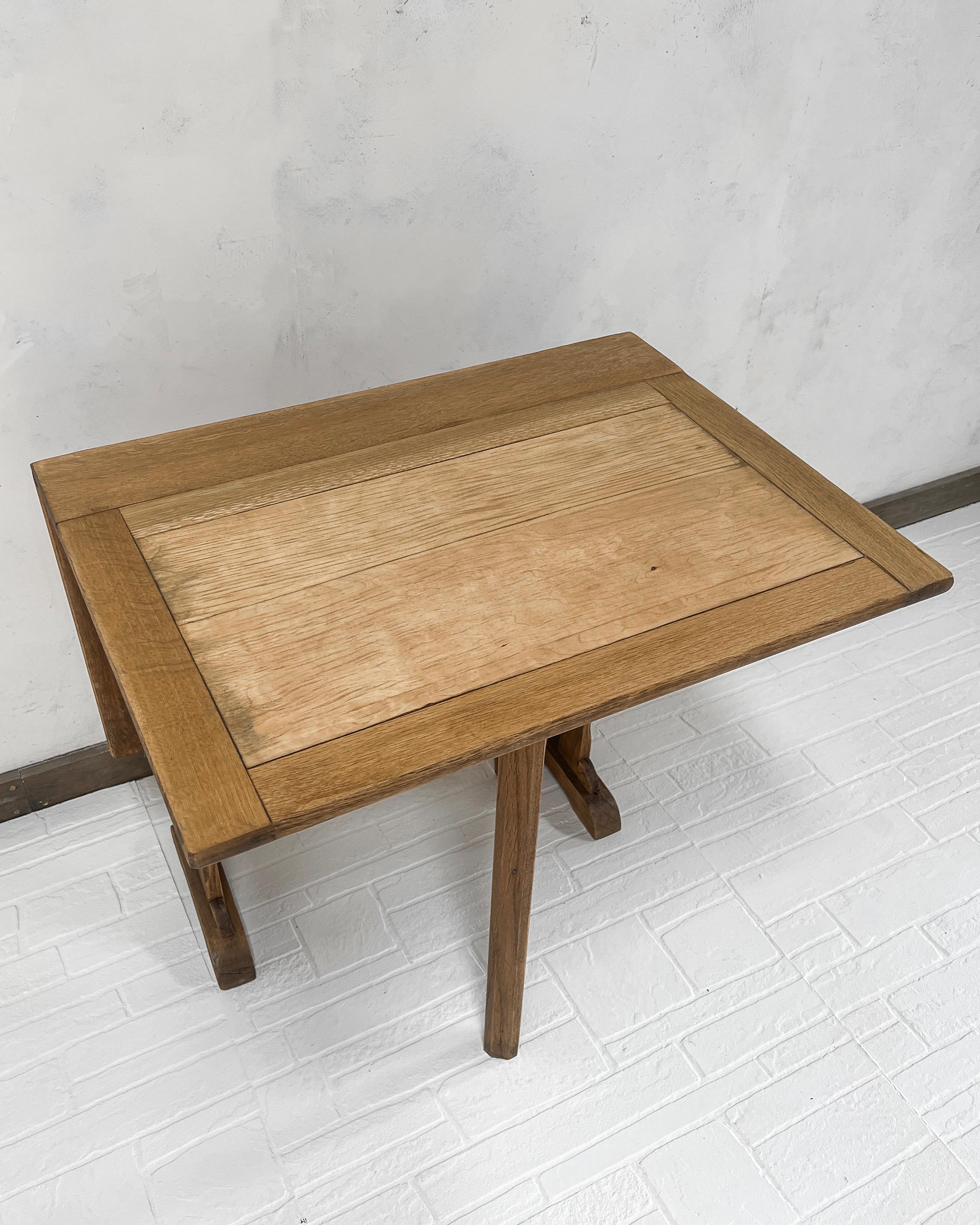 Oak Antique Drop Leaf Accent Table