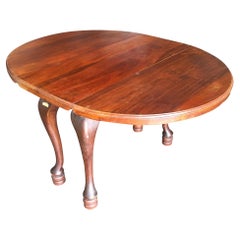 Vintage Drop Leaf French Country Mahogany Table