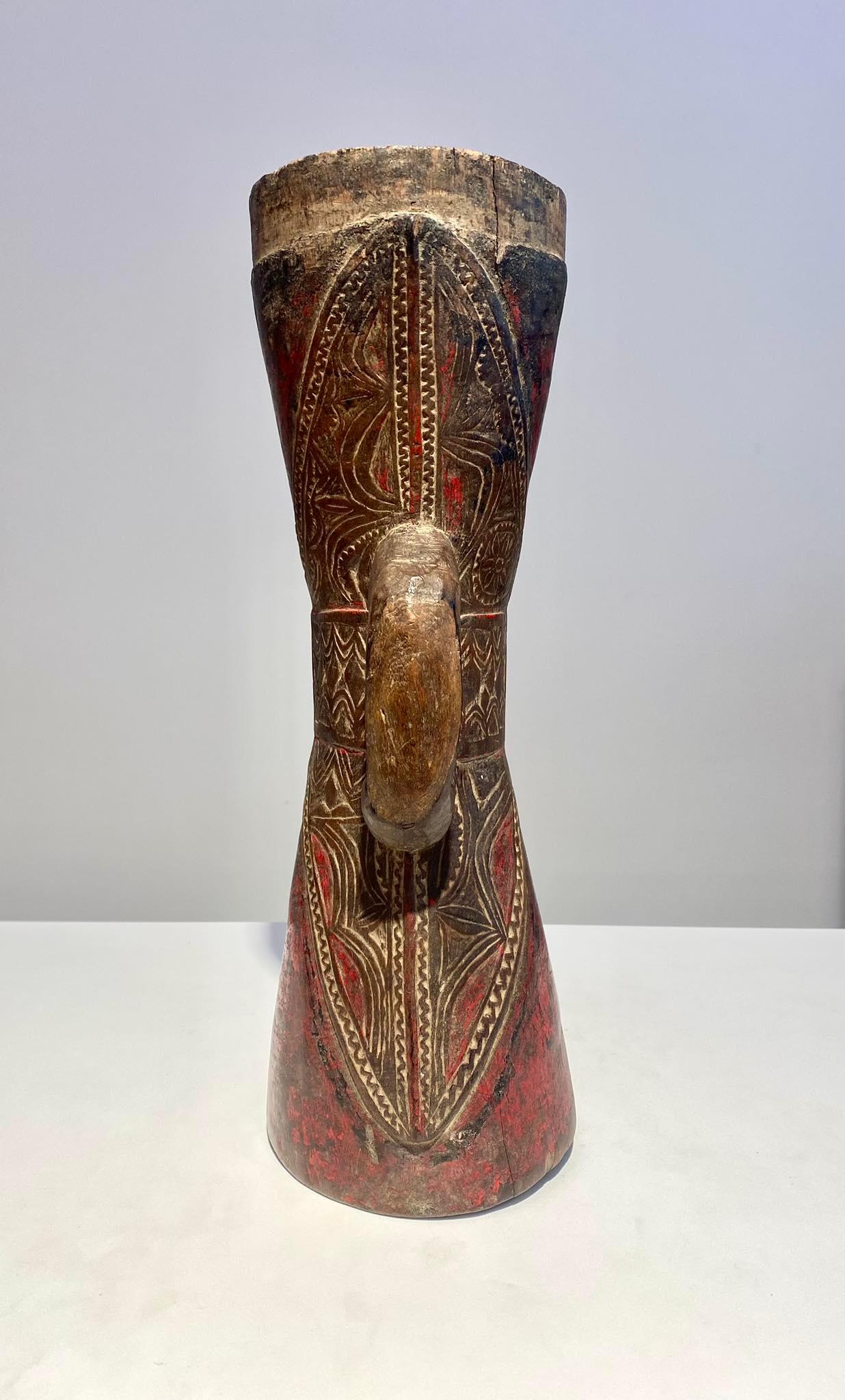 Tambor antiguo Sepik Medio Papúa Nueva Guinea Lagos Murik Ramu Oceanic Arts Iatmul en venta 4