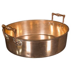 Antiguo Asador de Patos, Inglés, Bronce, Plato para Conservas, Georgiano, C.1800