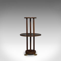 Antique Dumb Waiter, English, Victorian, Mahogany, Tiered, Empire, circa 1880
