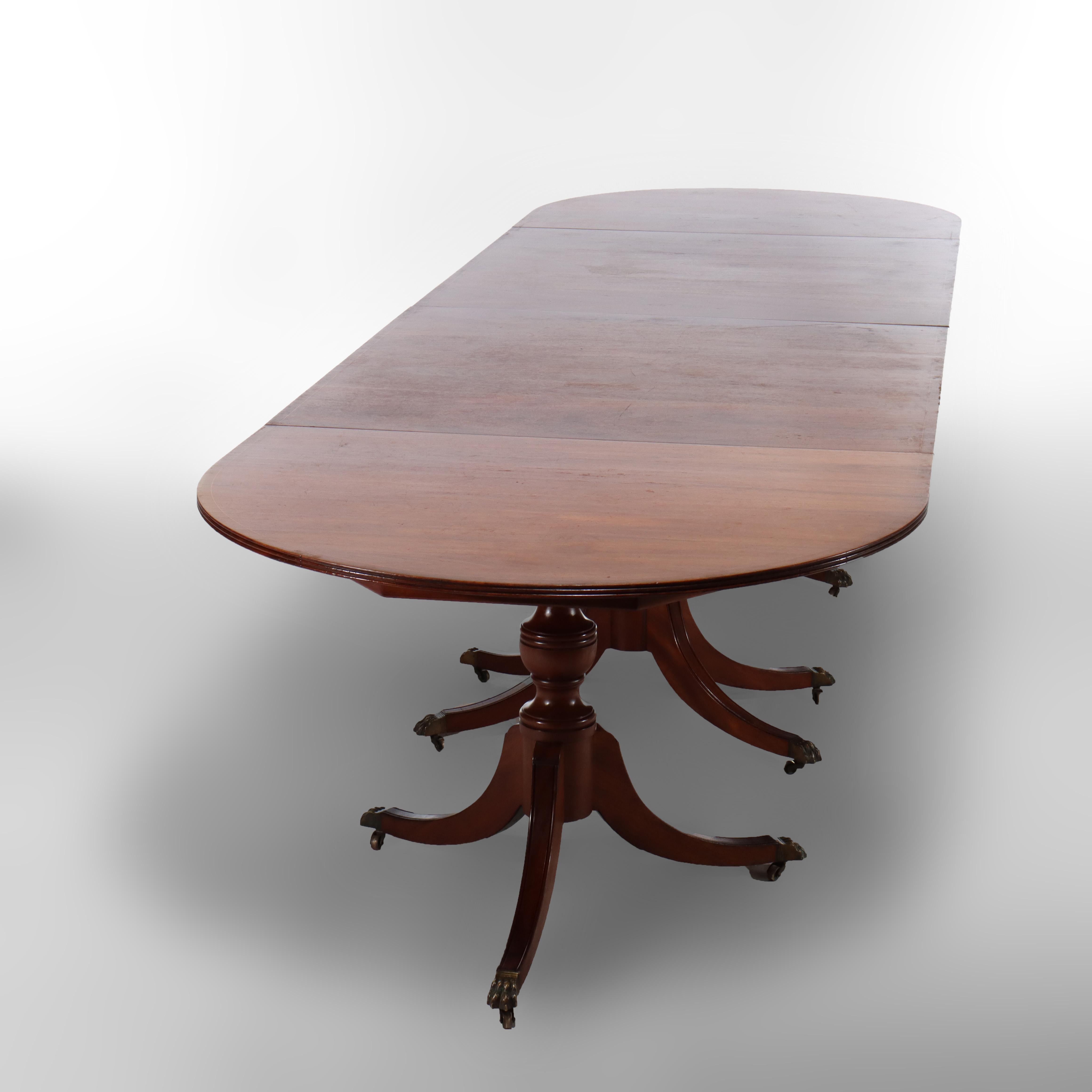 ***Reduced In-House Delivery Rates - Click on “Ask Seller” to Request a Quote***
Banquet Table With Satinwood BandingC1910
Measures - 29 1/2