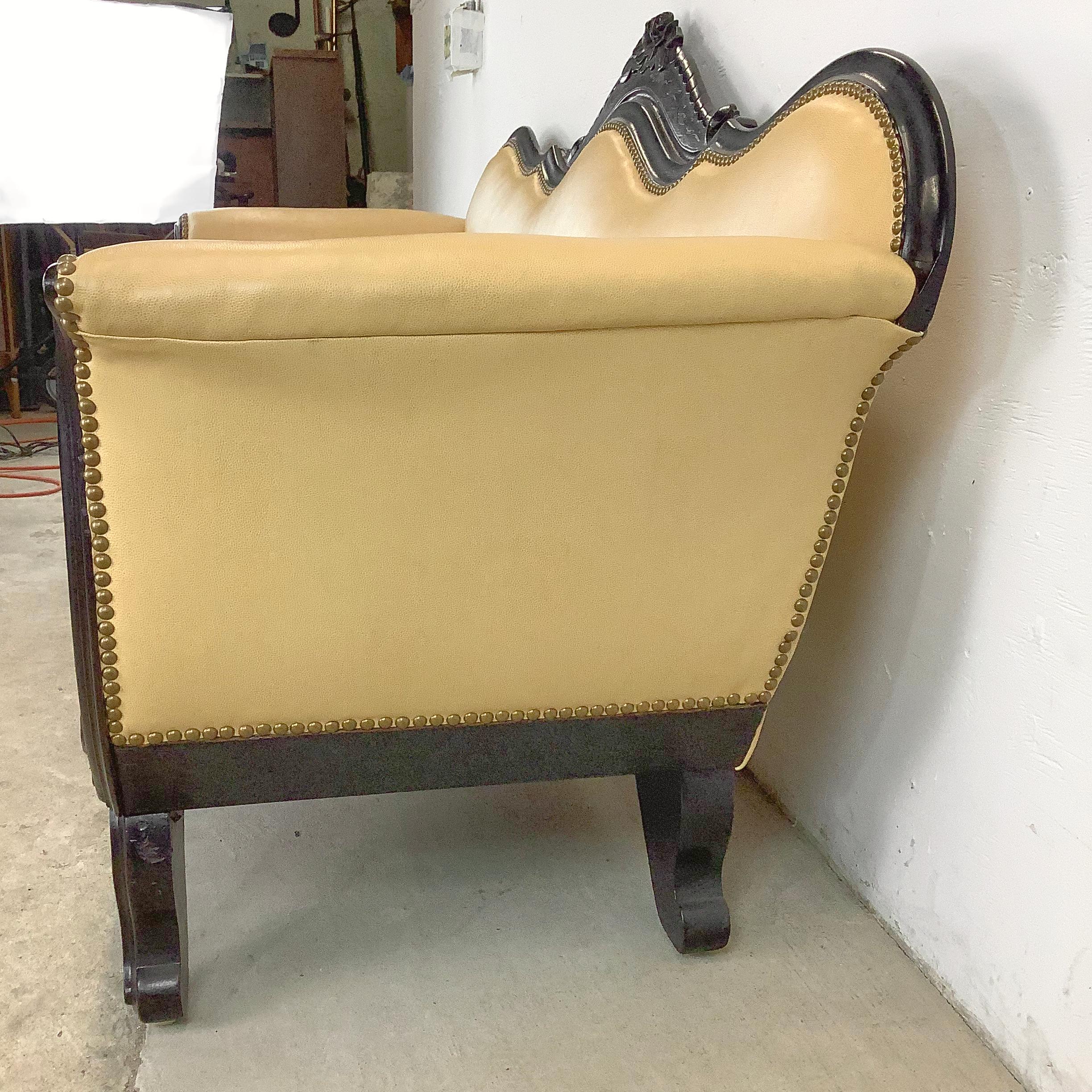Tappezzeria Antico divano in stile Duncan Phyfe in vendita