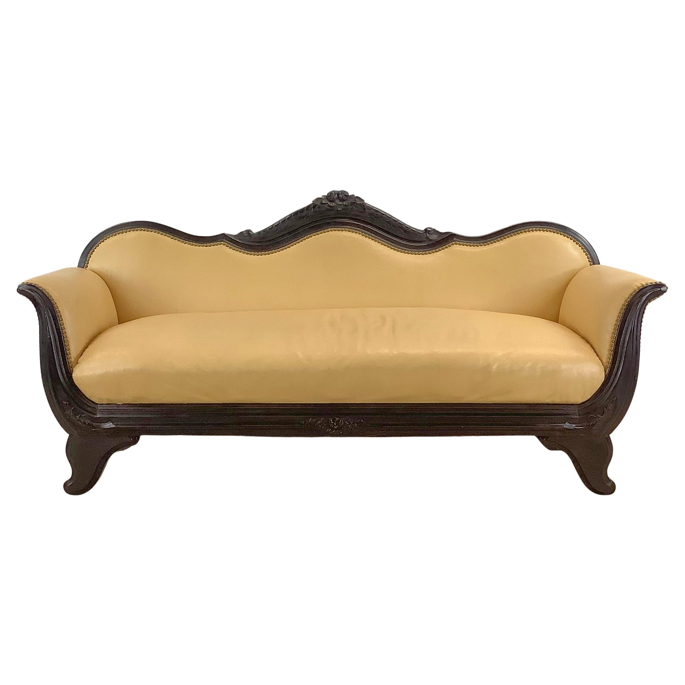 Antique Duncan Phyfe Style Sofa