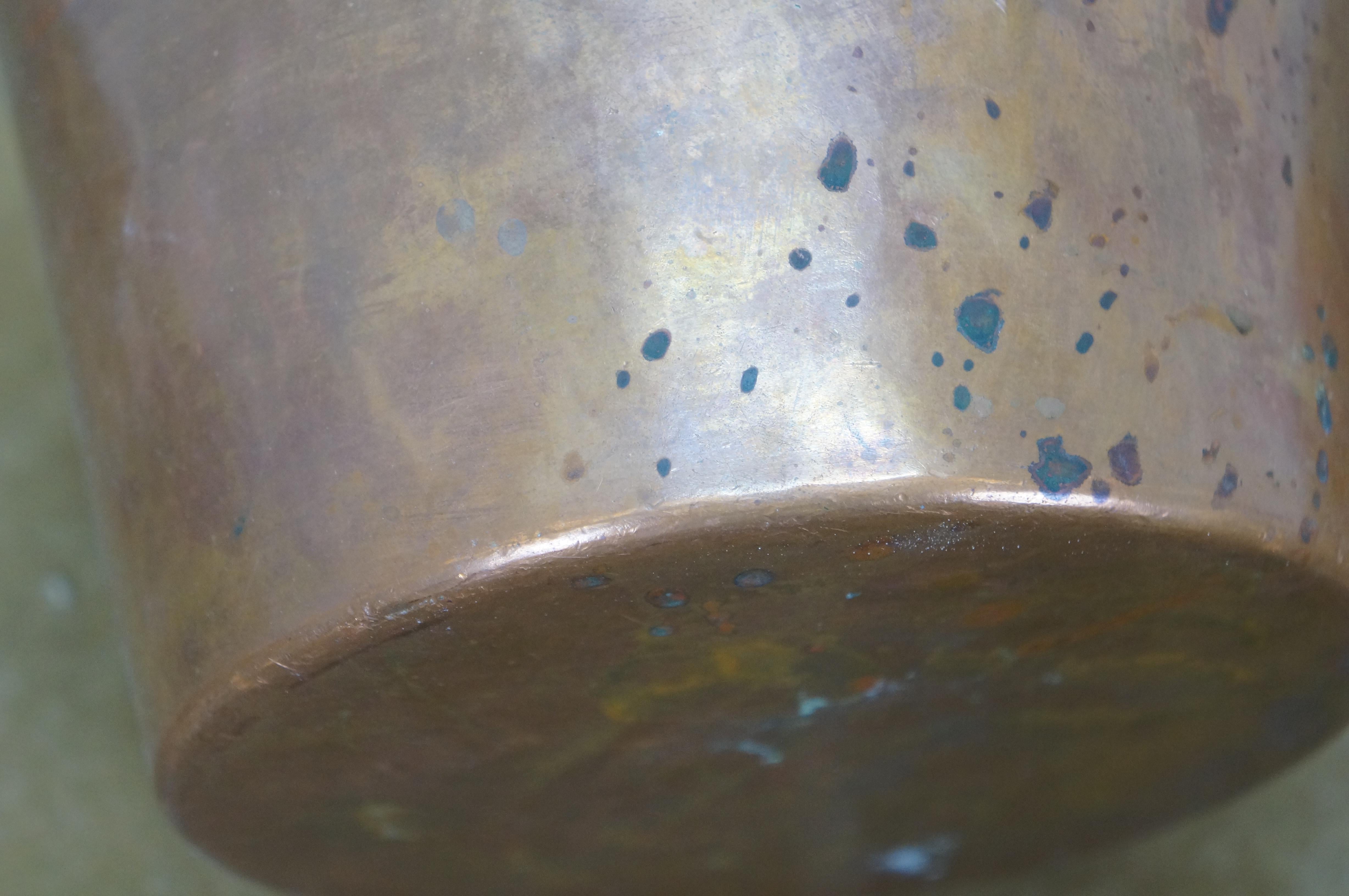 Antique Duparquet DH&M Copper Sugar Candy Jam Sauce Pot Pan w Spout 12