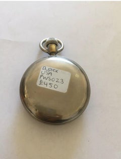 Antique Duplex Pocket Watch Signed Waterbury Watch Co.
