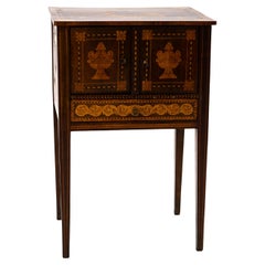 Antique Dutch 19th Century Empire Side Cabinet