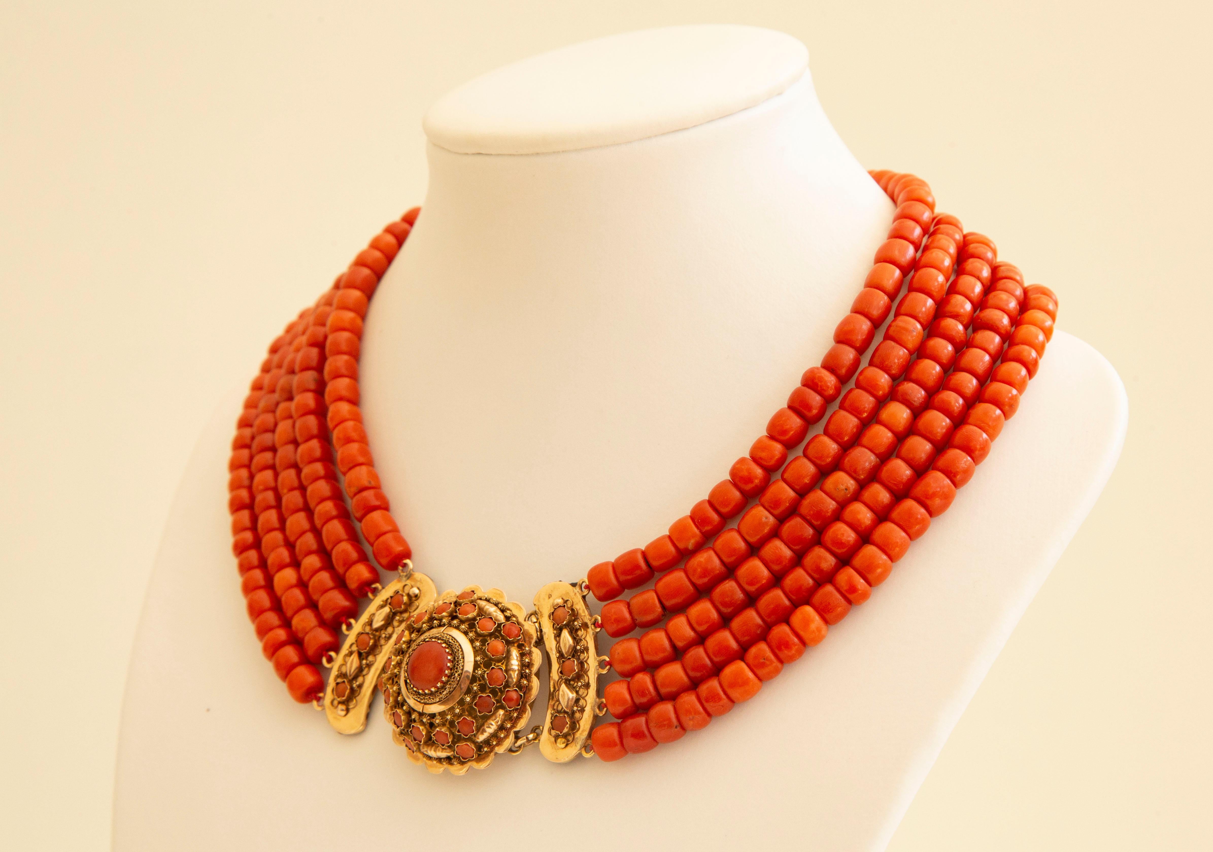 red coral necklace price