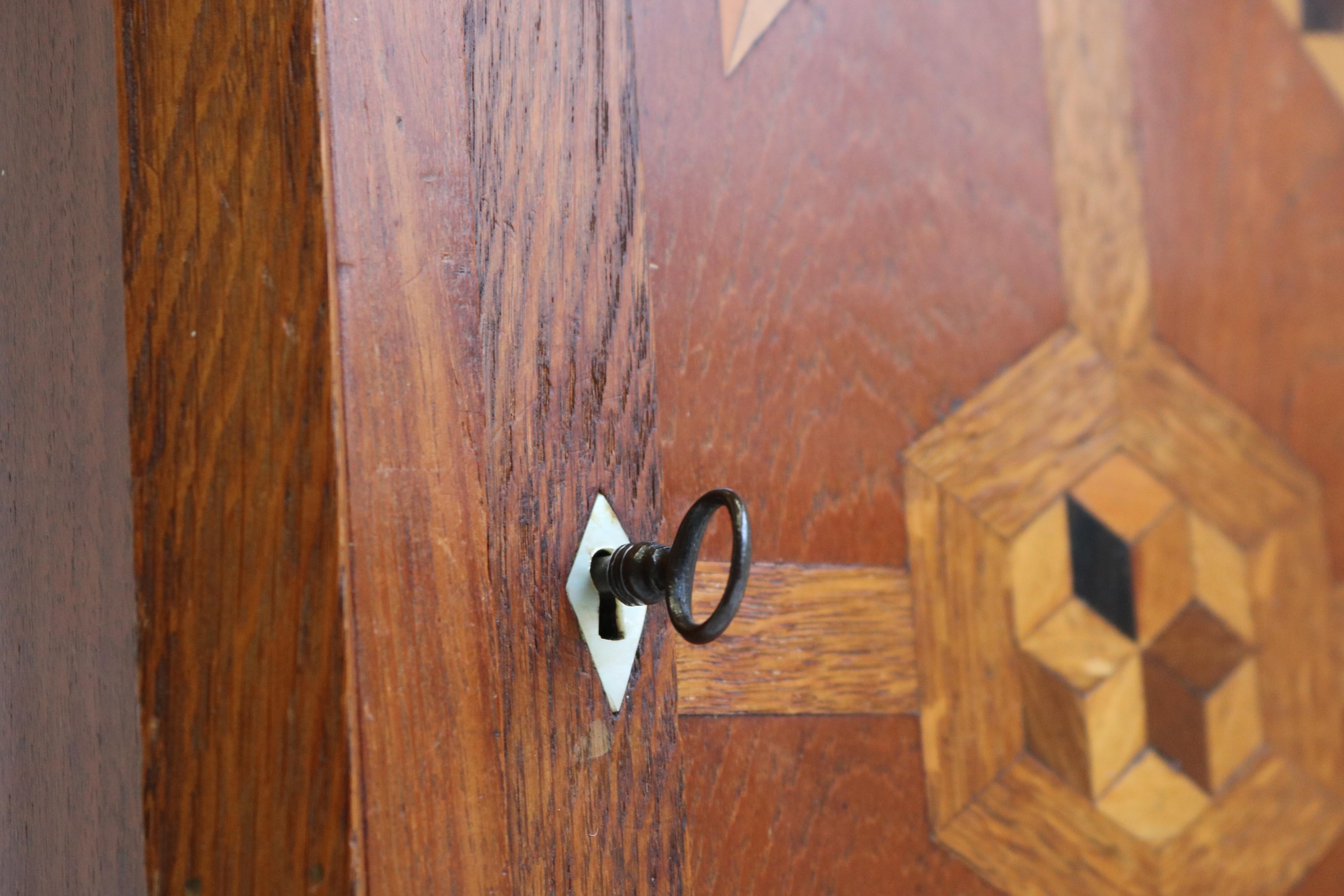 mission style wall cabinet