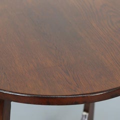 Antique Dutch Art Deco 1930s Design Side Table from Oak