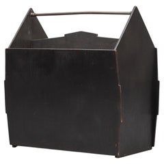 Antique Dutch Art Deco Bauhaus 1930s Design Magazine Rack or Stand