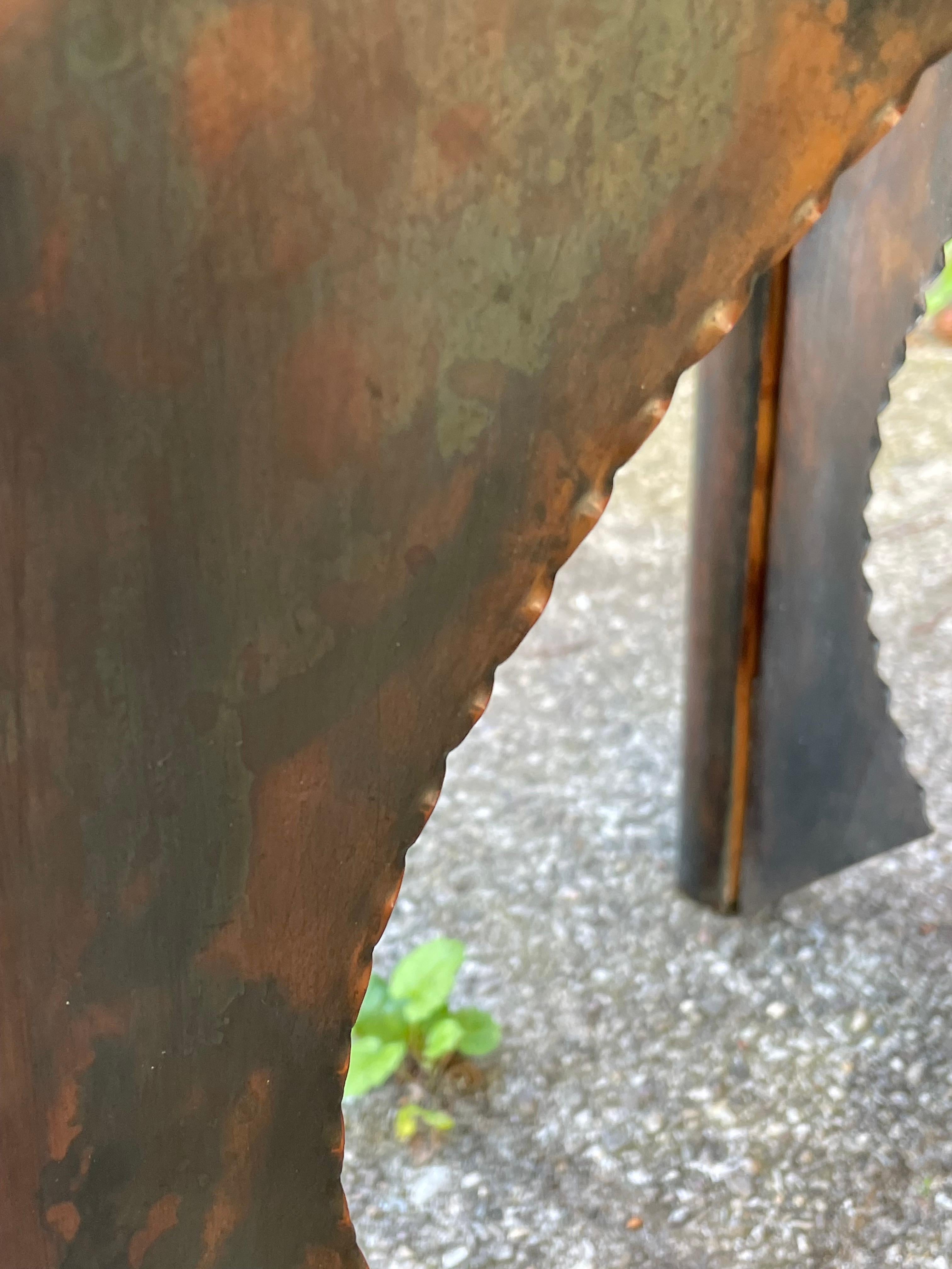 Antique Dutch Arts & Crafts Copper & Wooden End Table / Stand Conrad Fehn Attr. 11