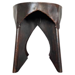 Antique Dutch Arts & Crafts Copper & Wooden End Table / Stand Conrad Fehn Attr.