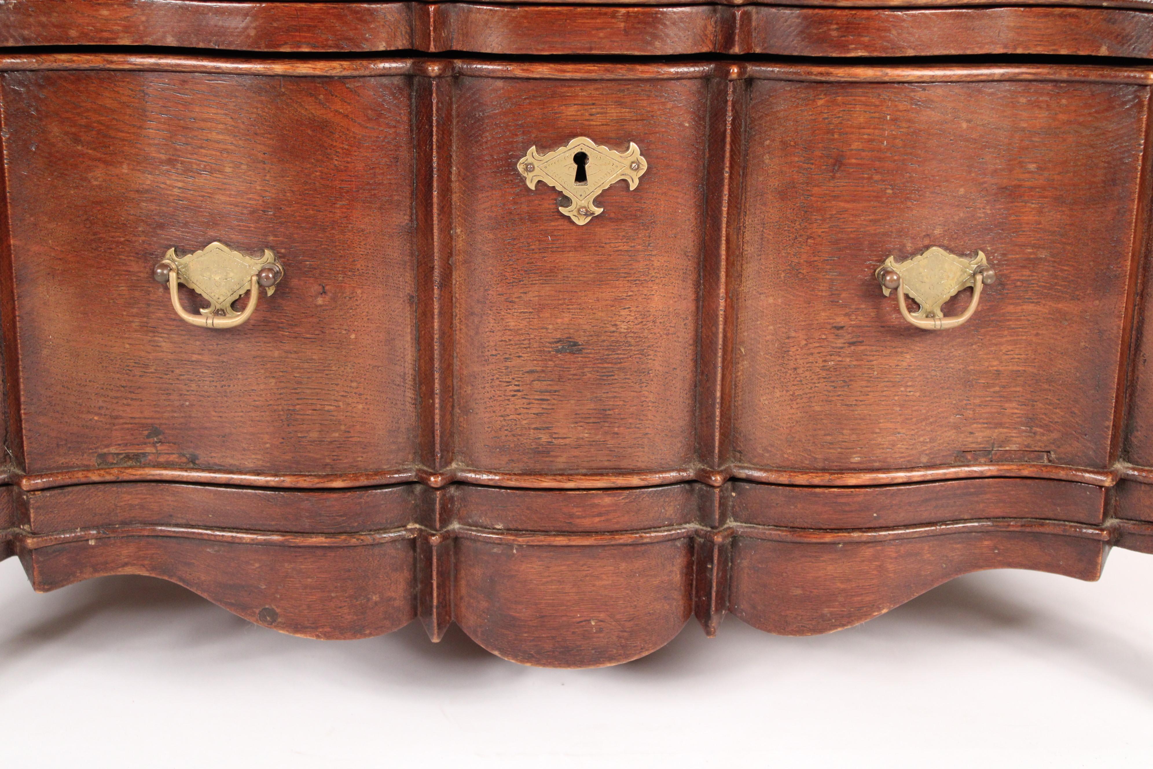 Antique Dutch Baroque Style Chest of Drawers For Sale 2