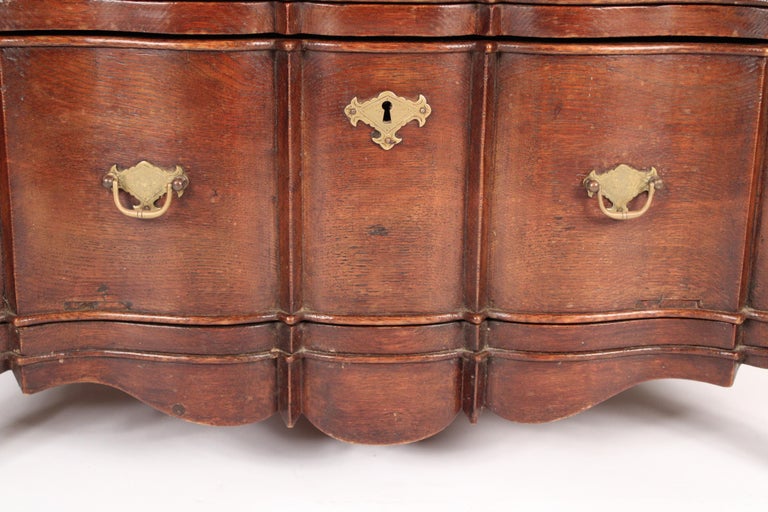 Antique Dutch Baroque Style Chest of Drawers For Sale 2