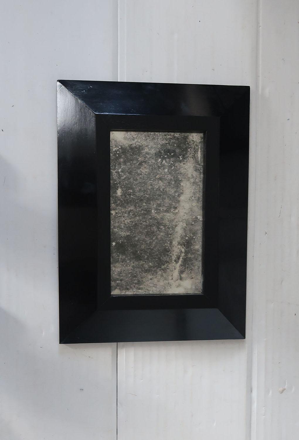 Fabulous ebonized mirror with distressed plate

A wonderful simplicity.

The plain frame is English early 20th century. The antique mirror is not original to the frame



Free shipping.



   