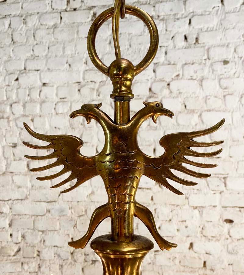 antique dutch brass chandelier