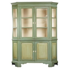 Antique Dutch buffet cabinet from the early 19th century made of pine wood