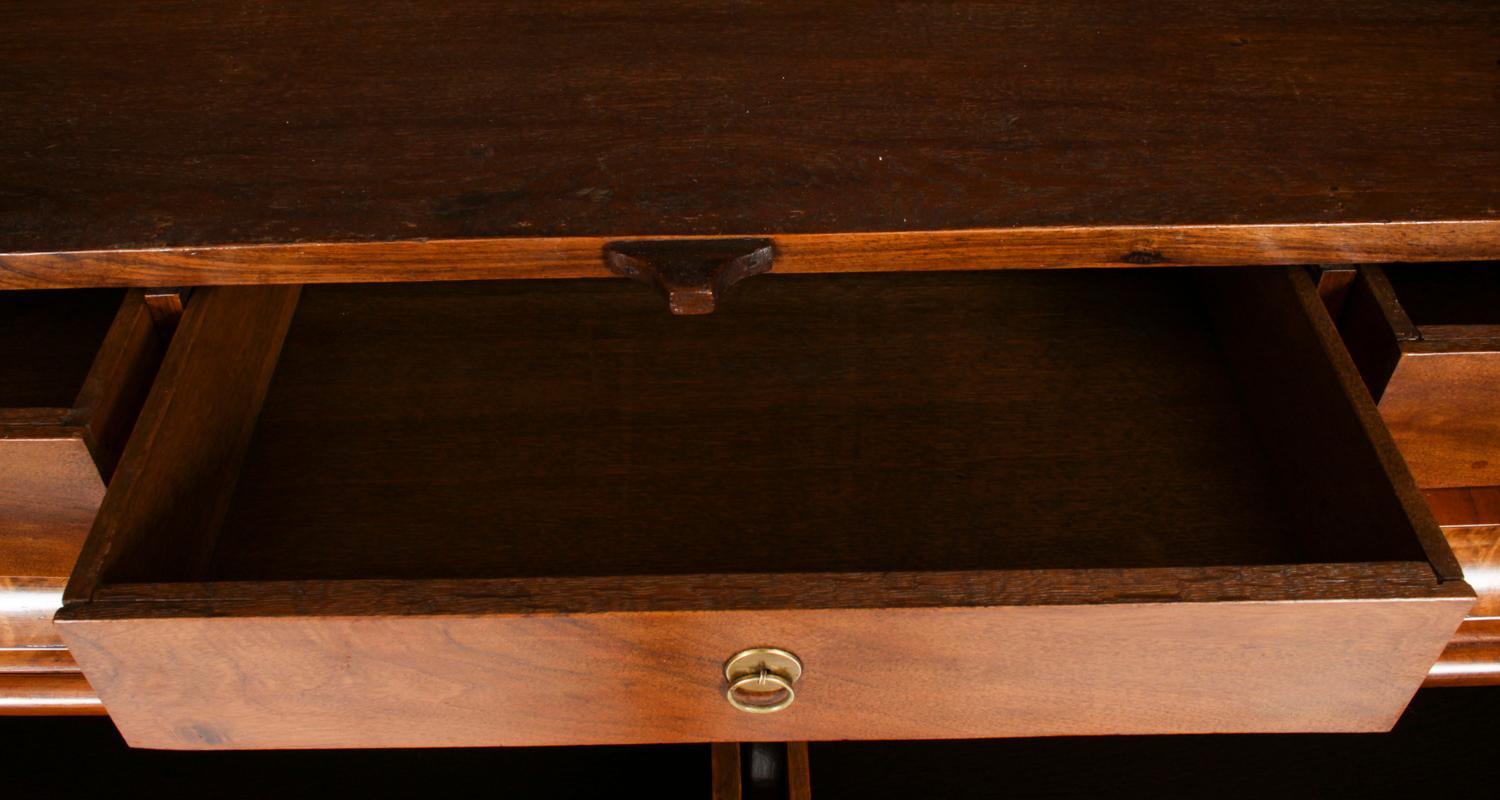 Antique Dutch Burr Walnut Bombé Cabinet Armoire, 18th Century 9