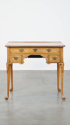 Antique Dutch Burr Walnut Writing/Side Table from the 18th Century
