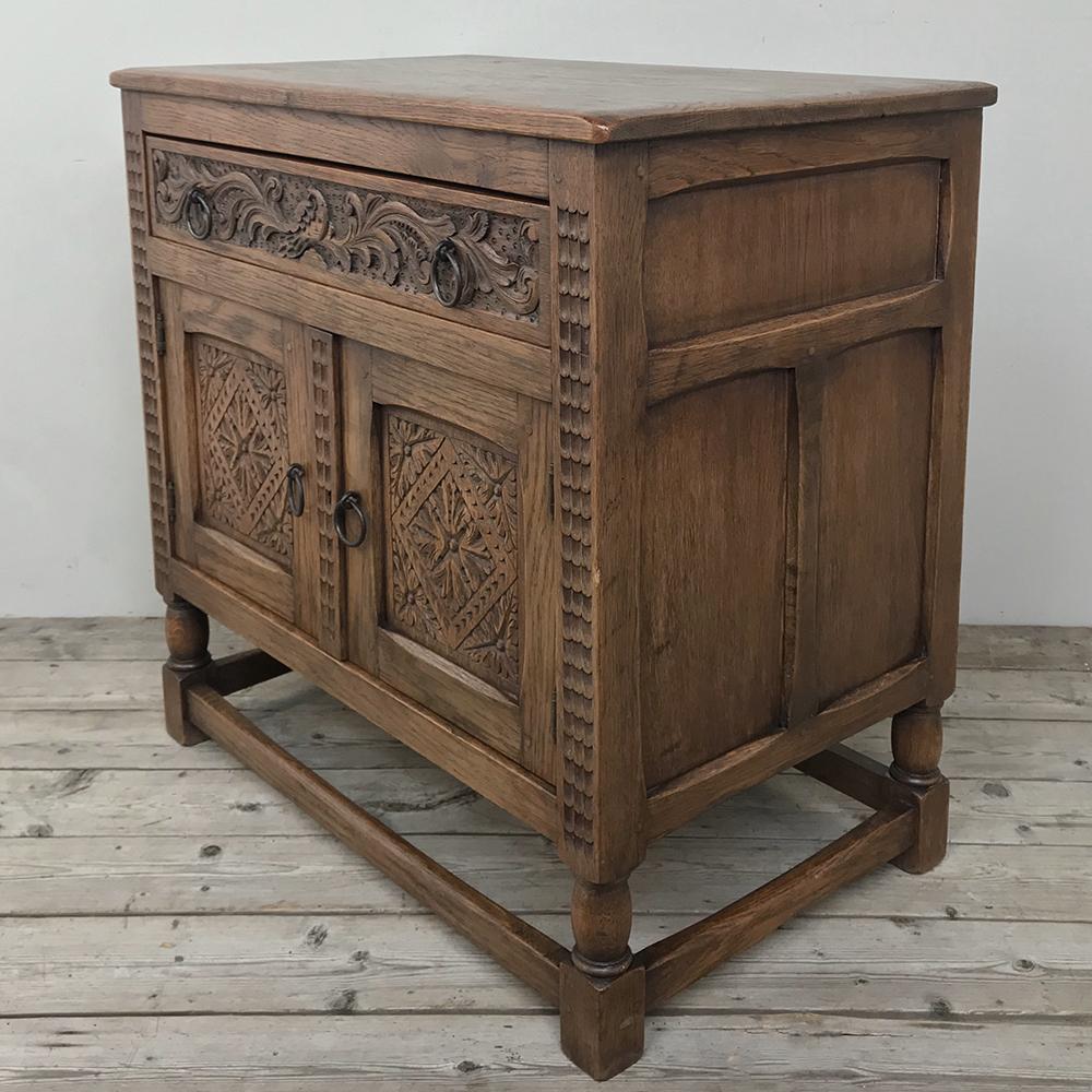 Antique Dutch Cabinet, End Table, Nightstand 3