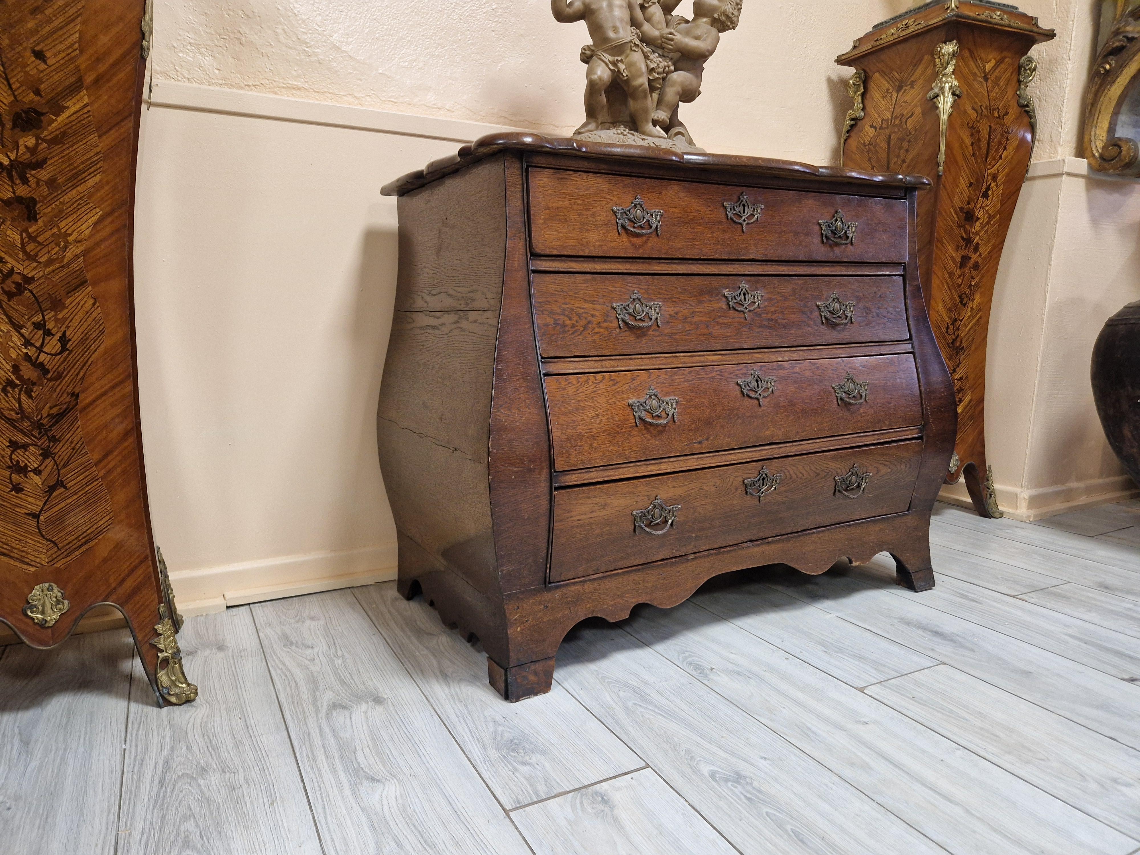 19th Century Antique Dutch Chest of Drawers Hollandaise