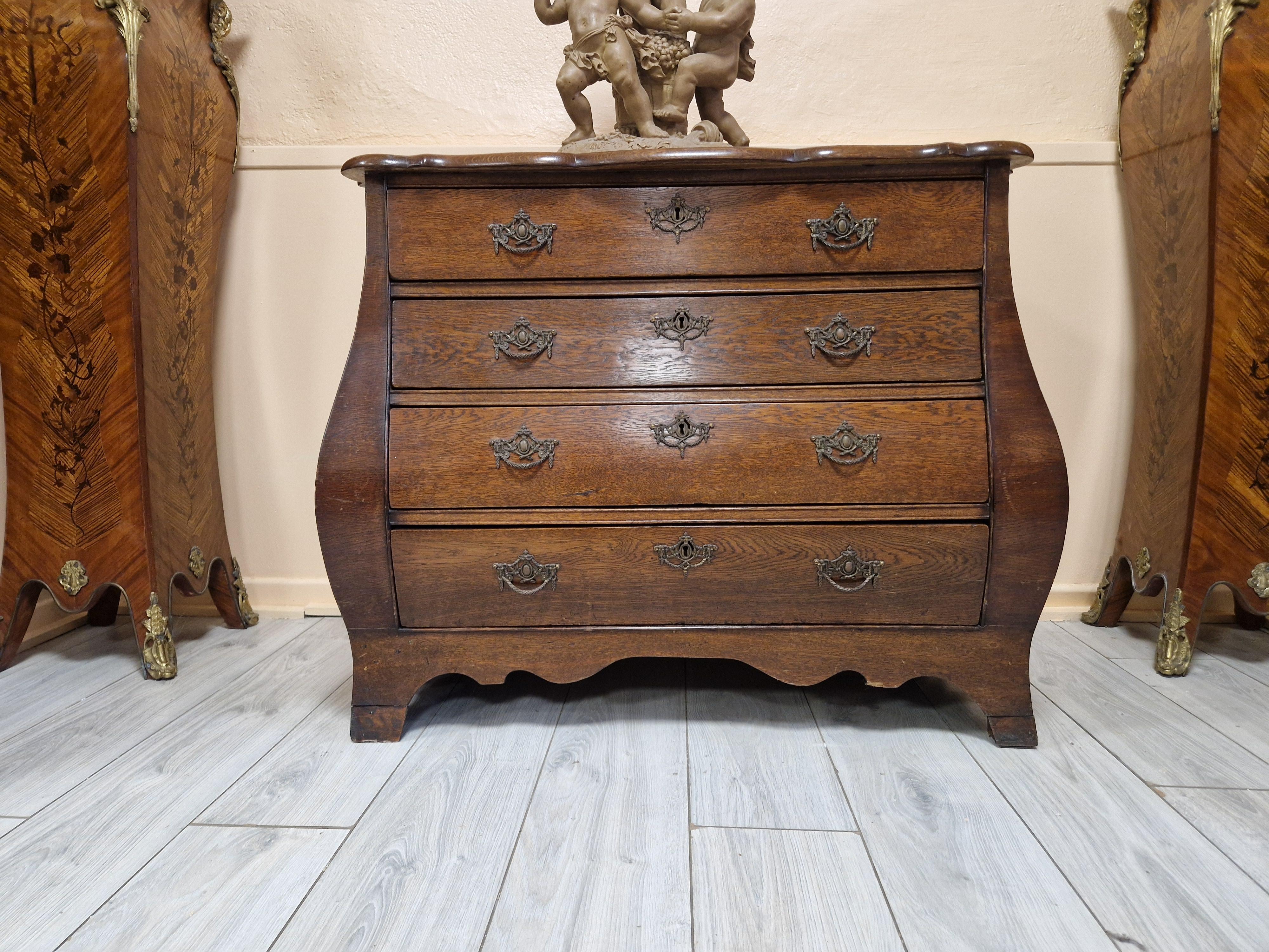Antique Dutch Chest of Drawers Hollandaise 1