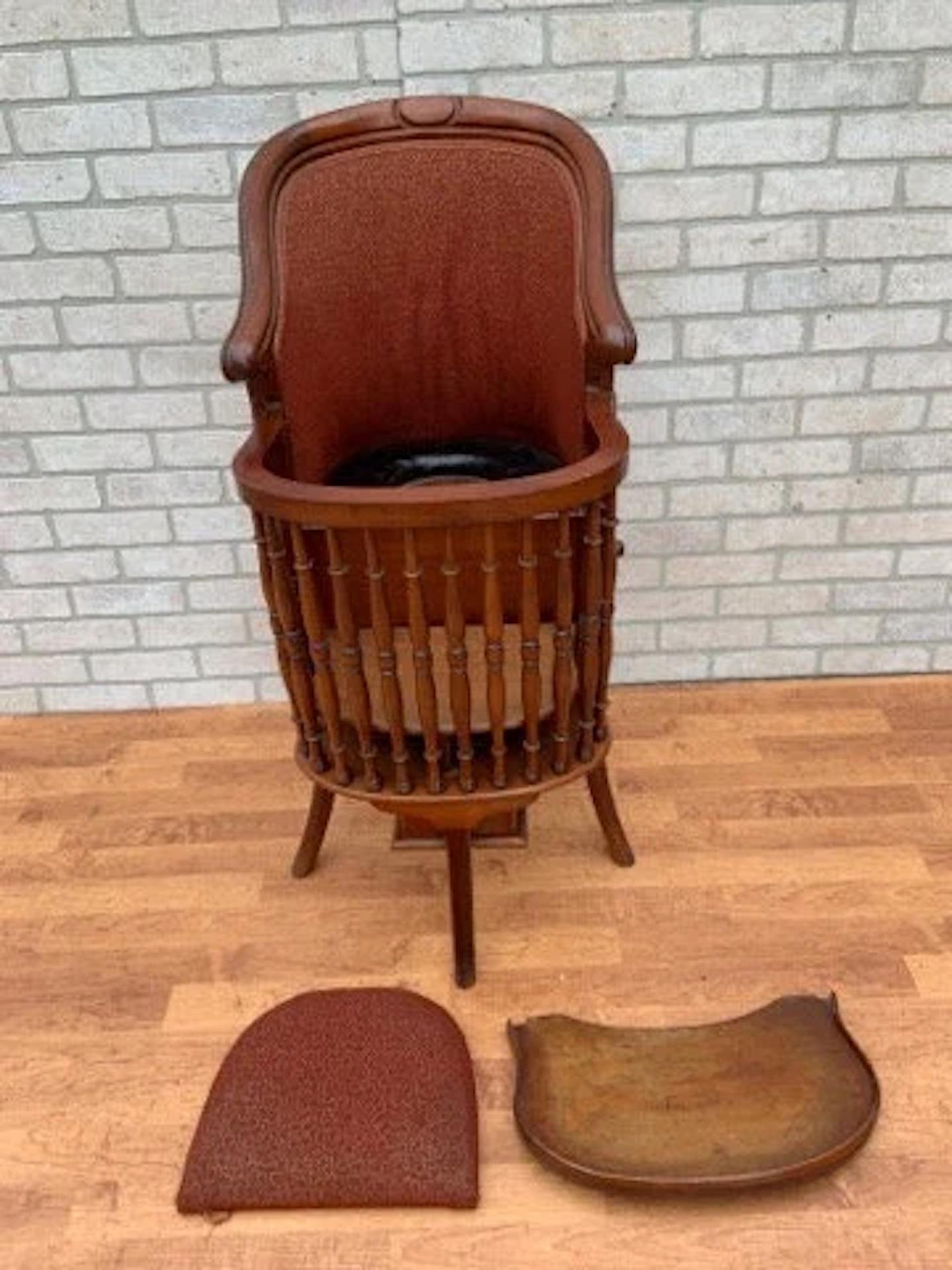 Victorian Antique Dutch Children’s High Chair with Chamber Pot For Sale