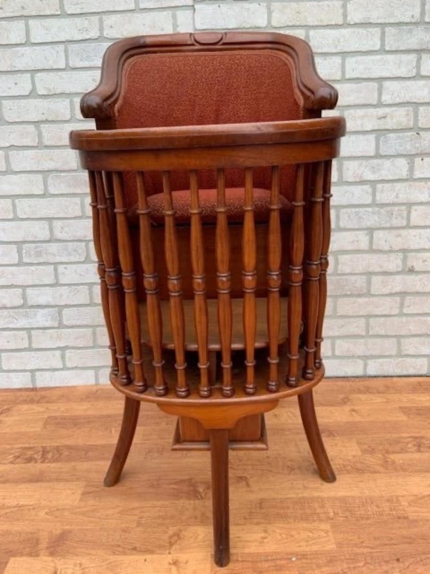 19th Century Antique Dutch Children’s High Chair with Chamber Pot For Sale