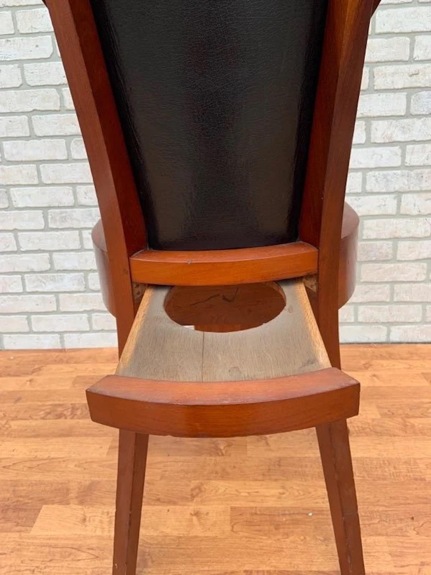 Antique Dutch Children’s High Chair with Chamber Pot For Sale 1
