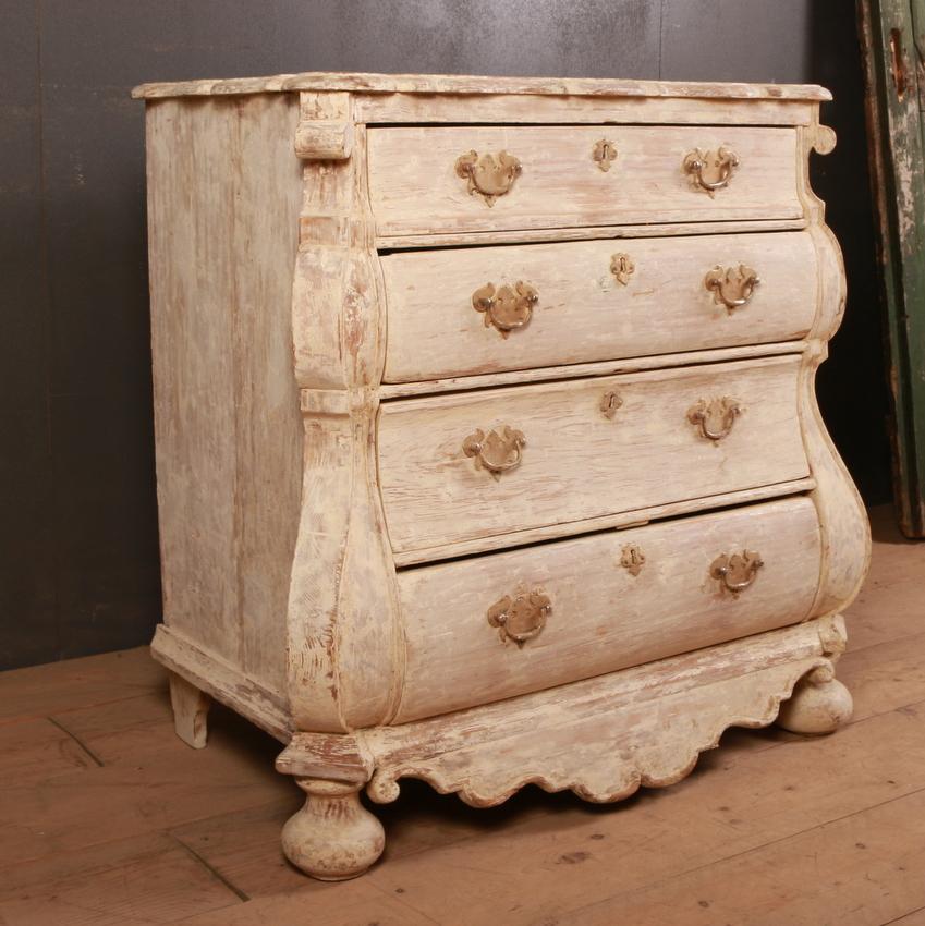 Hand-Painted Antique Dutch Commode