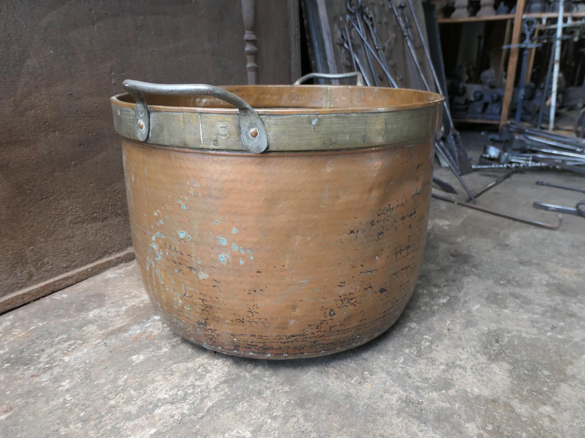 Antique Dutch Copper Log Holder, 18th-19th Century 8