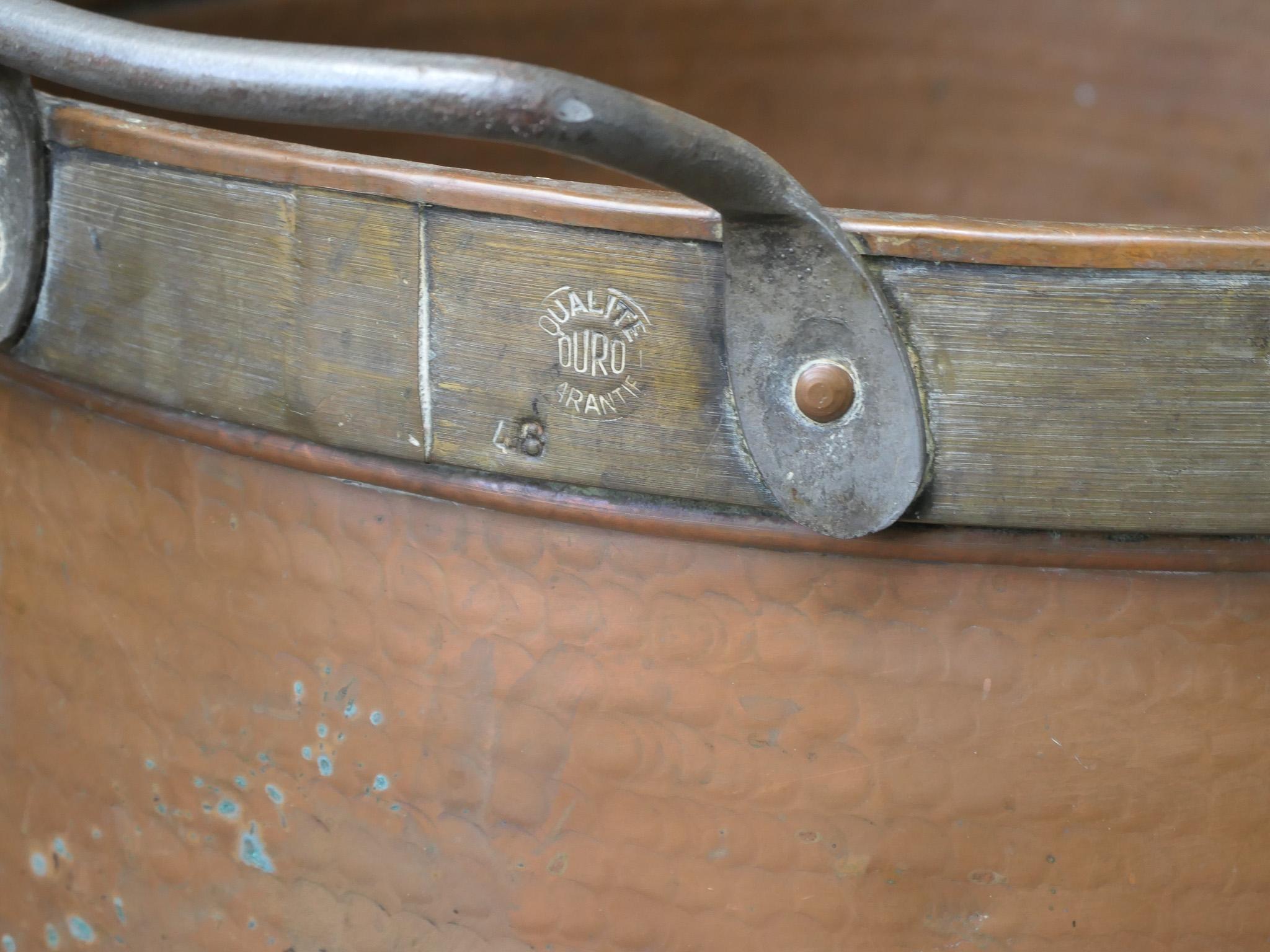 Antique Dutch Copper Log Holder, 18th-19th Century 9
