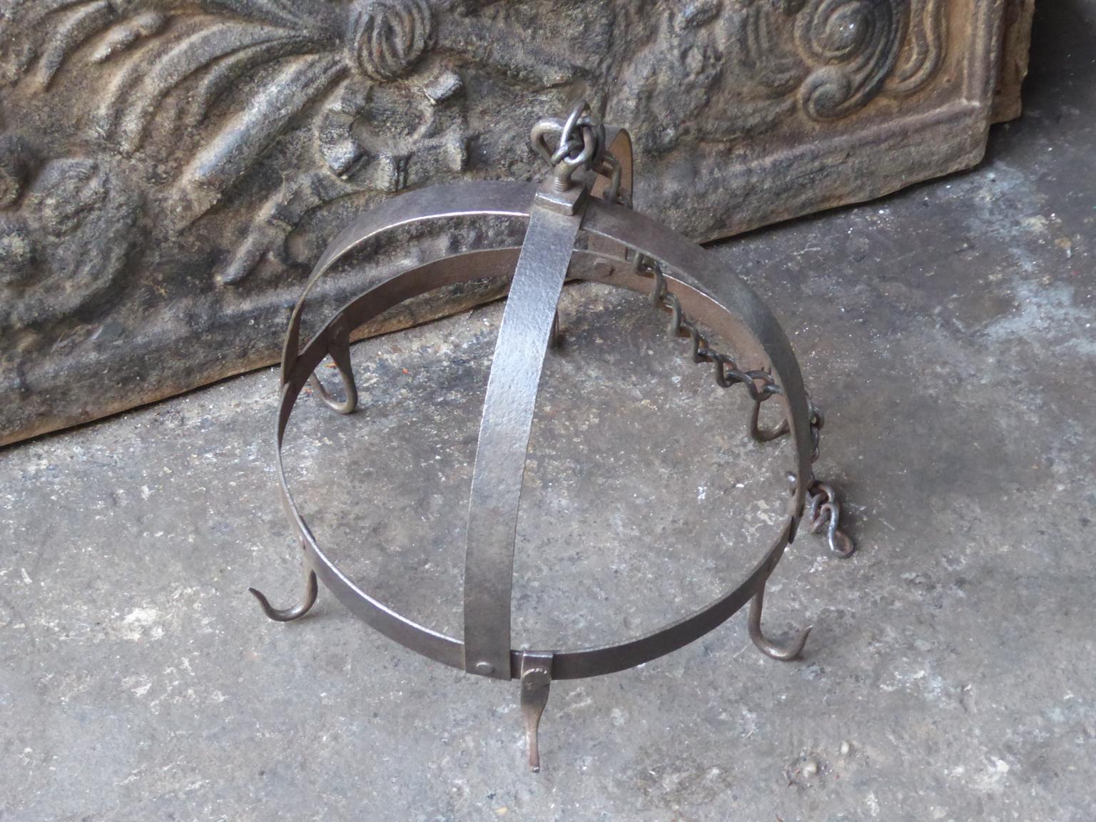Forged Antique Dutch Game Rack, 19th Century For Sale