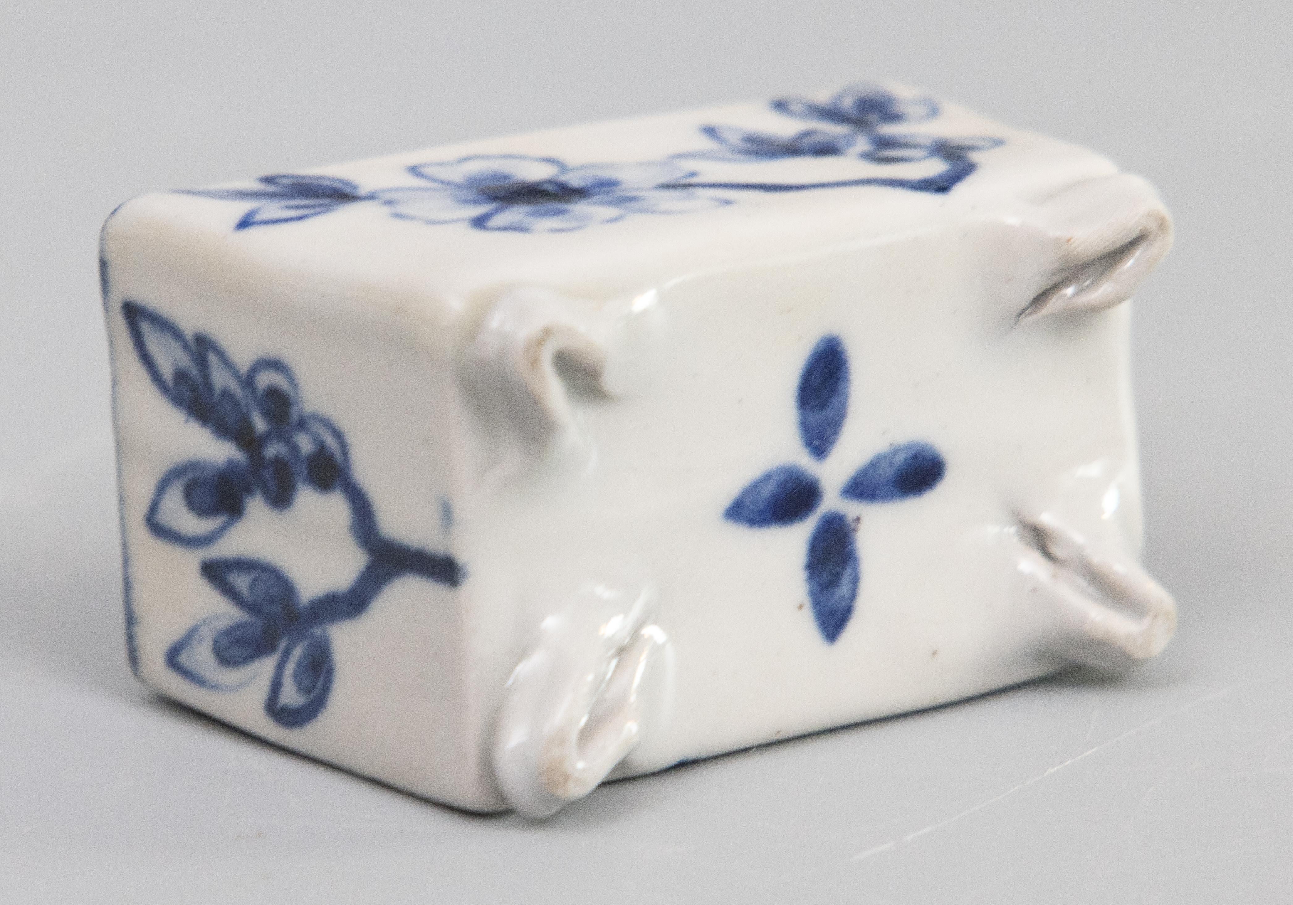 Antico vaso olandese Delft Faience Flower Brick, circa 1900 in vendita 1